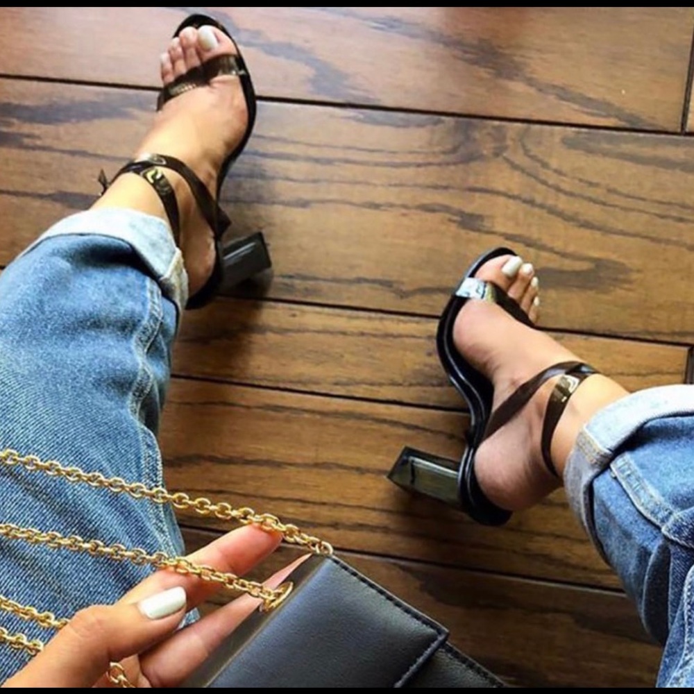 Glass slipper heels